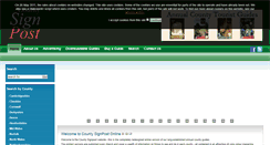 Desktop Screenshot of countysignpost.co.uk