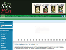 Tablet Screenshot of countysignpost.co.uk